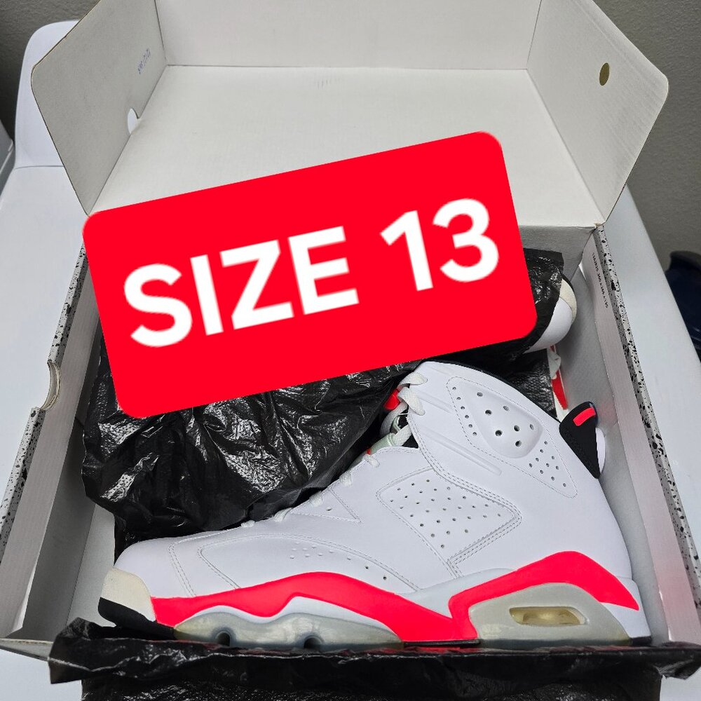 Air Jordan Retro 6 "white infrared"